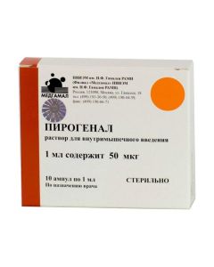 Bakteryaln y lypopolysaharyd - Pyrogenal ampoules 50 mcg, 1 ml, 10 pcs. newyork Pharmacy Online - newyork.buy-pharm.com