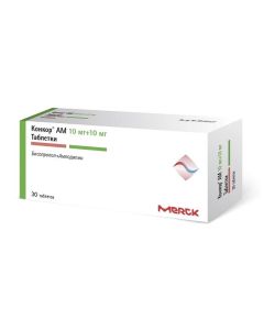 amlodipine, bisoprolol - Concor AM tablets 10 mg + 10 mg 30 pcs. newyork Pharmacy Online - newyork.buy-pharm.com