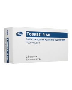 Fezoterodyn - Tovias long-acting tablets 4 mg 28 pcs. newyork Pharmacy Online - newyork.buy-pharm.com