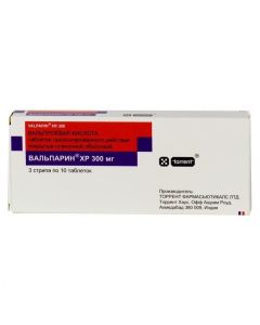 Valproevaya acid - Valparin XP tablets 300 mg, 100 pcs. newyork Pharmacy Online - newyork.buy-pharm.com