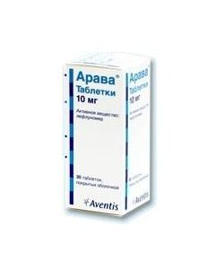 Leflunomyd - Arava tablets 10 mg, 30 pcs. newyork Pharmacy Online - newyork.buy-pharm.com