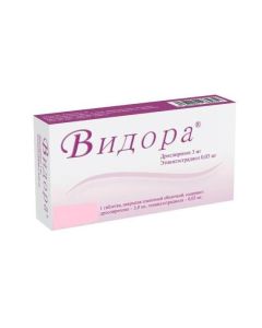 Drospyrenon, ethinyl estradiol - Vidora tablets are coated. 3 mg + 0.03 mg 28 pcs. newyork Pharmacy Online - newyork.buy-pharm.com