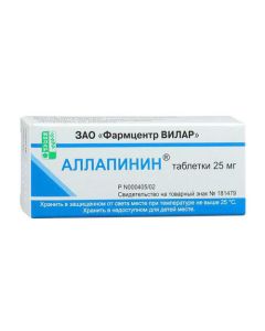Lappakonytyna hydrobromide - Allapinin tablets 25 mg, 30 pcs. newyork Pharmacy Online - newyork.buy-pharm.com