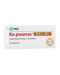 Hydrohlorotyazyd, enalapril - Co-renitec tablets, 28 pcs. newyork Pharmacy Online - newyork.buy-pharm.com