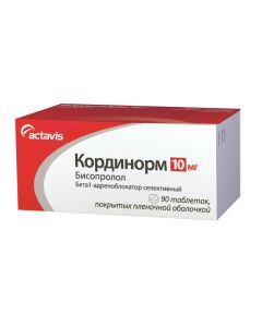 bisoprolol - cordinorm tablets are coated. 10 mg 90 pcs. newyork Pharmacy Online - newyork.buy-pharm.com