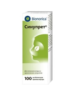 Hotdog cor., primrose flower, sorrel flower, elder flower, verbena flower. - Sinupret drops for oral administration, 100 ml newyork Pharmacy Online - newyork.buy-pharm.com