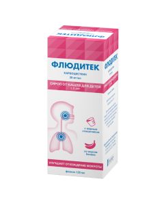 Carbocysteine - Fluditec syrup 2%, 125 ml newyork Pharmacy Online - newyork.buy-pharm.com