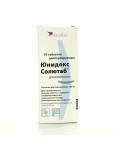 doxycycline - Unidox Solutab tablets dispersible 100 mg 10 pcs. newyork Pharmacy Online - newyork.buy-pharm.com
