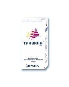 Ginkgo dvulopastnoho lystev ekstrakt - Tanakan vials 40 mg / ml, 30 ml newyork Pharmacy Online - newyork.buy-pharm.com