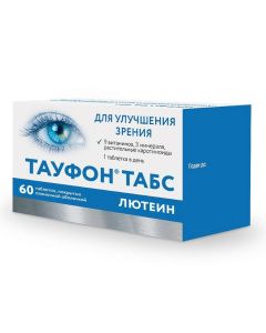 Polyvytamyn , Prochye Preparations - Taufon Tabs Lutein tablets coated. 60 pcs. newyork Pharmacy Online - newyork.buy-pharm.com