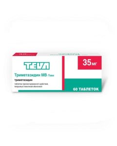 Trimetazidine - Trimetazidine MV-Teva tablets coated.pl.ob. prolong. action 35 mg 60 pcs. pack newyork Pharmacy Online - newyork.buy-pharm.com