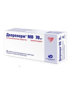 trimethazidine - Deprenorm MV tablets coated.pl.ob. prolong. 70 mg 30 pcs. newyork Pharmacy Online - newyork.buy-pharm.com