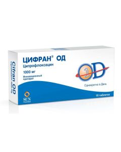 Ciprofloxacin - Tsifran OD tablets 1000 mg, 10 pcs. newyork Pharmacy Online - newyork.buy-pharm.com