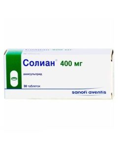 Amysulpryd - Solian tablets 400 mg, 30 pcs. newyork Pharmacy Online - newyork.buy-pharm.com