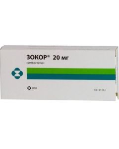 Simvastatin - Zokor tablets 20 mg, 28 pcs. newyork Pharmacy Online - newyork.buy-pharm.com