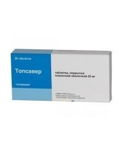 Topyramat - Topsaver tablets coated.pl.ob. 25 mg 28 pcs. newyork Pharmacy Online - newyork.buy-pharm.com