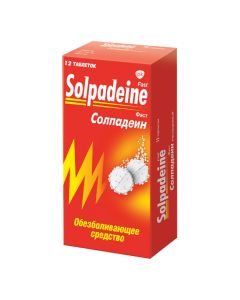 aratsetamol - Solpadein Fast soluble tablets 12 pcs. newyork Pharmacy Online - newyork.buy-pharm.com