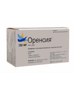 Abatatsept - Orencia lyophilisate for solution for infusion 250 mg bottle 1 pc. complete with syringe newyork Pharmacy Online - newyork.buy-pharm.com