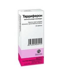 iron sulfate - Tardiferon tablets, 30 pcs. newyork Pharmacy Online - newyork.buy-pharm.com