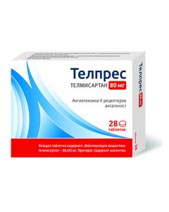 Telmysartan - Telpres tablets 80 mg 28 pcs. newyork Pharmacy Online - newyork.buy-pharm.com