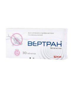 betahistine - Vertran tablets 24 mg 30 pcs. newyork Pharmacy Online - newyork.buy-pharm.com