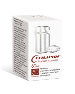 Hydrazine sulfate - Sehydrin tablets enteric-soluble 60 mg 50 pcs. newyork Pharmacy Online - newyork.buy-pharm.com