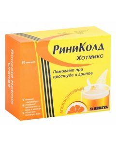 Caffeine, Paracetamol, Chlorphenamine, Phenylephrine - Rinicold Hot Mix rr for oral administration Orange powder 10 pcs. newyork Pharmacy Online - newyork.buy-pharm.com