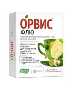 Paracetamol, Fenyramyn , Ascorbic acid - ORVIS fly powder d / prig. r-ra lemon-ginger 500 mg + 25 mg + 200 mg 10 pcs. newyork Pharmacy Online - newyork.buy-pharm.com