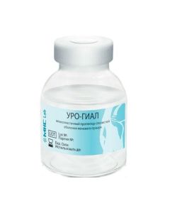 Sodium hyaluronat - Uro-Gial solution pH 6.5 - 7.5 bottle of 50 ml newyork Pharmacy Online - newyork.buy-pharm.com