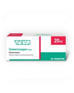 Trimetazidine - Trimetazidine-Teva tablets are coated.pl.ob. 20 mg 60 pcs. newyork Pharmacy Online - newyork.buy-pharm.com