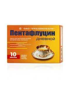 ascorbic acid, calcium gluconate, caffeine, paracetamol, Rutozyd - Pentaflucin daily granules 5 g sachets 10 pcs. newyork Pharmacy Online - newyork.buy-pharm.com