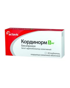 bisoprolol - cordinorm tablets are coated. 5 mg 30 pcs. newyork Pharmacy Online - newyork.buy-pharm.com