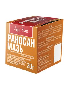 Hydroksymetylhynoksylyndyoksyd, Methyluracilum, chloramphenicol, lidocaine - Ranosan ointment for external use Api-San (BET) 30 g newyork Pharmacy Online - newyork.buy-pharm.com