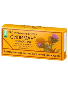 pyatnystoy milk thistle fruit ekstrakt - Silimar tablets 100 mg, 30 pcs. newyork Pharmacy Online - newyork.buy-pharm.com