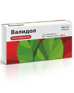levomenthol solution in mentyl isovalerate - Validol Renewal tablets 60 mg 16 pcs. newyork Pharmacy Online - newyork.buy-pharm.com