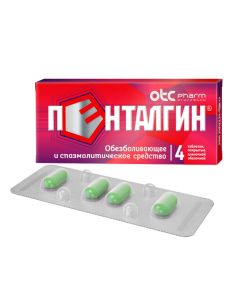 paracetamol, naproxen, caffeine, Drotaverine, Fenyramyn - Pentalgin tablets, 4 pcs. newyork Pharmacy Online - newyork.buy-pharm.com