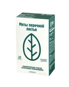 Peppermint peppermint - Peppermint leaves filter packs 1.5 g 20 pcs. newyork Pharmacy Online - newyork.buy-pharm.com