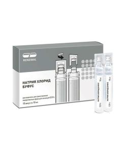 Sodium chloride - Sodium chloride buffus Renewal injection rn 0.9% 10 ml ampoules 10 pcs. newyork Pharmacy Online - newyork.buy-pharm.com