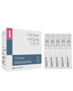 Sodium chloride - Sodium chloride-SOLOpharm Politvist injection solution 0.9% 5 ml ampoules plastic 10 pcs. newyork Pharmacy Online - newyork.buy-pharm.com