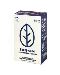 Valeryan lekarstvennoy rhizomes with Korn - Valerian rhizomes with roots of filter bags, 1.5 g, 20 pcs. newyork Pharmacy Online - newyork.buy-pharm.com