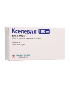 Sitagliptin - Xelevia tablets coated.pl.ob. 100 mg 28 pcs. newyork Pharmacy Online - newyork.buy-pharm.com